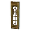 High Golden Window Frame