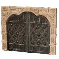 Iron Double Door
