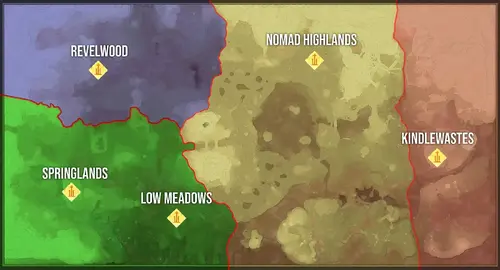 The map of Embervale