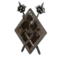 Diamond Wall Emblem (Maces)