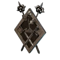 Diamond Wall Emblem (Maces)