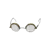 Amber-Rimmed Glasses