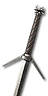 Legendary Feline silver sword