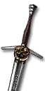 Grandmaster forgotten Wolven steel sword