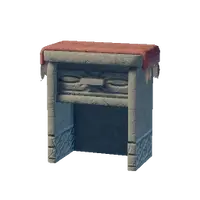 Stone Bedside Table