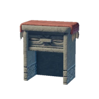 Stone Bedside Table
