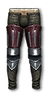 Lyrian hardened leather trousers