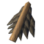Shingle roof o-corner 45°