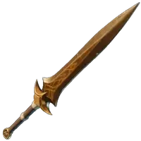 Bronze-engraved Greatsword