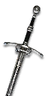 Legendary Manticore steel sword