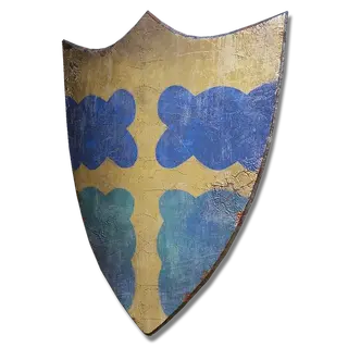 Blue-Gold Kite Shield