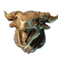 Gold Fell Dragon Youngling Trophy