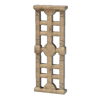 High Ornamented Stone Window Frame