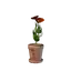 Tiny Red Flower Pot