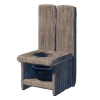 Wooden Lavatory