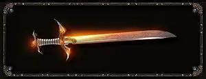 Glowing Damascus Edge