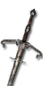 Toussaint Ducal Guard Officer's steel sword