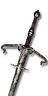 Toussaint Ducal Guard Officer's steel sword