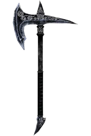 Ebony War Axe