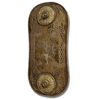Golden Beast Crest Shield