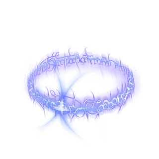 Blue Cipher Ring