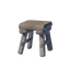 Crude Wooden Stool