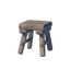 Crude Wooden Stool
