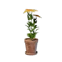 Tiny Yellow Flower Pot