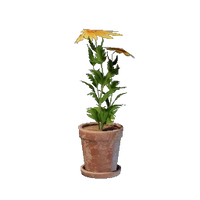 Tiny Yellow Flower Pot
