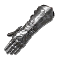 Silver Grooved Gauntlets