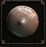 Dented Copper Shield