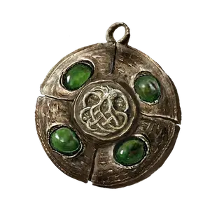 Viridian Amber Medallion