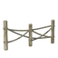 Simple Tropical Wood Fence with Ropes I