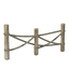 Simple Tropical Wood Fence with Ropes I