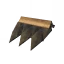 Shingle roof ridge 26°