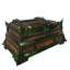 Black metal chest