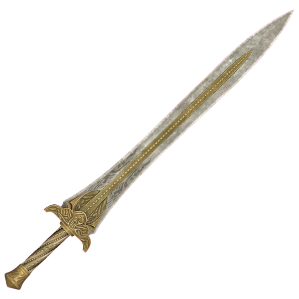 File:Skyrim Golden Sword.webp