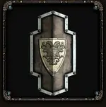 Decorated Corner Shield