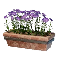 Long Pink Wall Flower Pot