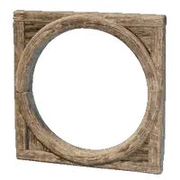 Round Wooden Door Frame