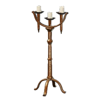 Bronze Floor Candleholder