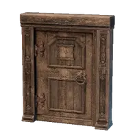Carved Wooden Door