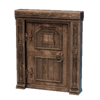 Carved Wooden Door