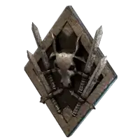 Diamond Wall Emblem (Swords)