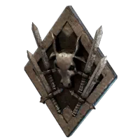 Diamond Wall Emblem (Swords)
