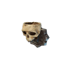 Crypt Wall Skull Torch