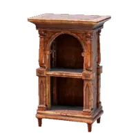 Small Polished Wooden Cabinet