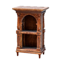 Small Polished Wooden Cabinet