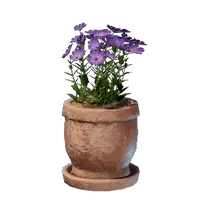 Medium Pink Flower Pot