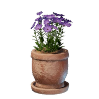 Medium Pink Flower Pot